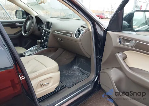 2014 Audi Q5 2.0T Premium from USA, damaged, VIN WA1LFAFP6EA026992